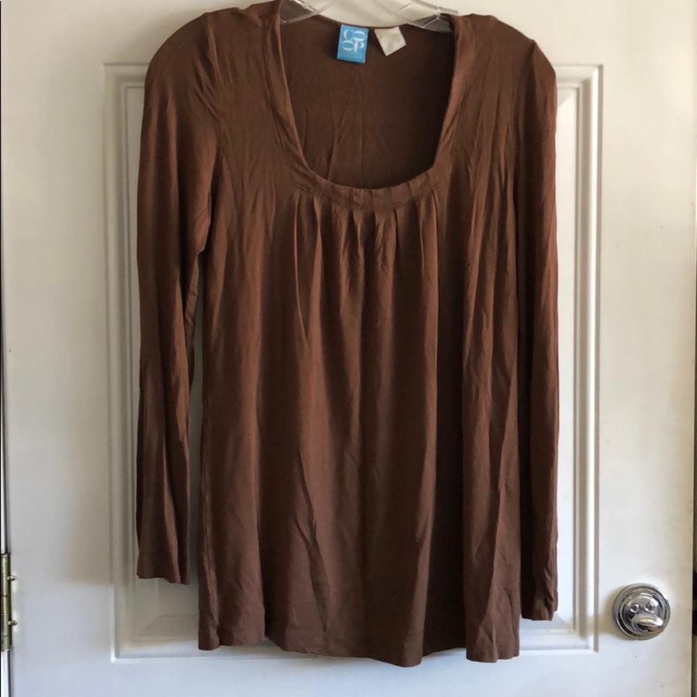 Women’s Barney’s CoOp long sleeve sq collar